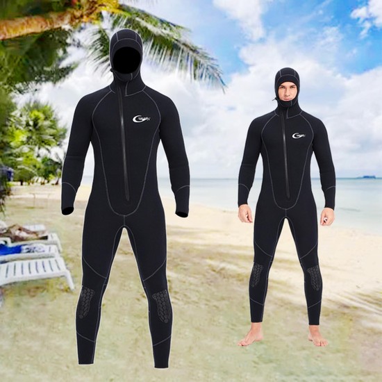 Homyl Erkek Wetsuits Tulum Tam Vücut Neopren 5mm Snorkeling Fiyatı