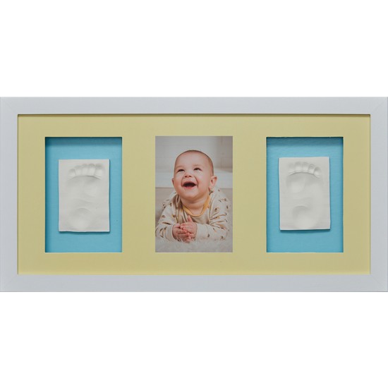 Baby Memory Prints El ve Ayak İzi 3'lü Çerçeve