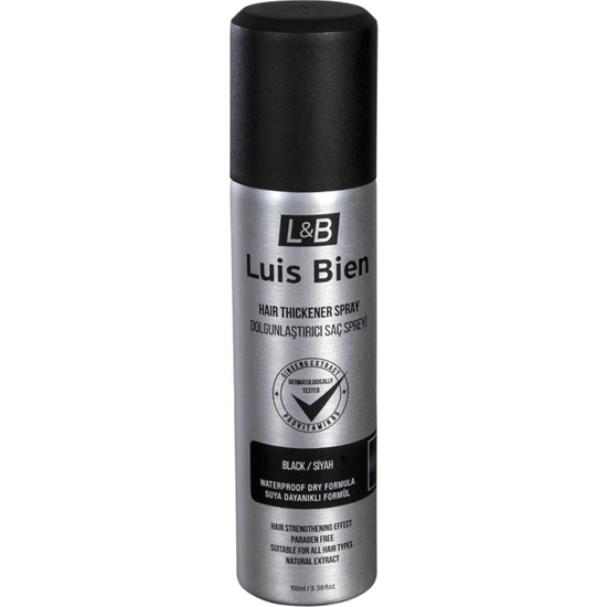 Luis Bien Dolgunlaştırıcı Siyah Saç Spreyi  Saç Boyası