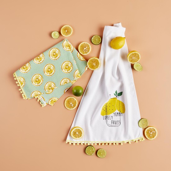 Bella Maison Pamuk Lemon 2′li Mutfak Havlusu