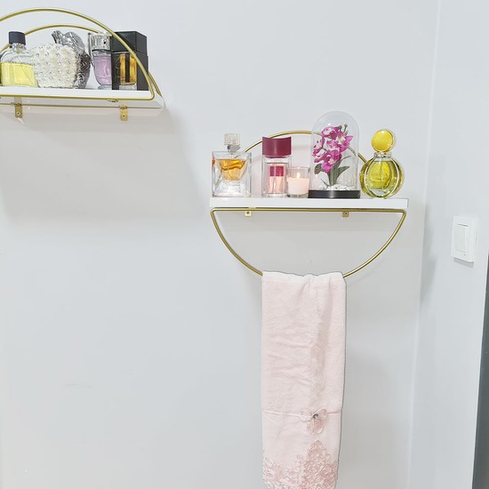 Aga Konsept Dekoratif Metal Gold Duvar Rafı Havluluk Banyo Fiyatı Aga Konsept Dekoratif Metal Gold Duvar Rafı Havluluk Banyo Fiyatı