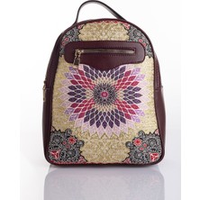 Mottif Istanbul Otantik Dokuma  Kadın Sırt Çanta 1004.15