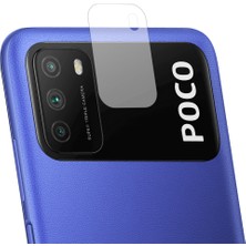 Bufalo Xiaomi Poco M3 Kamera Lens Koruyucu Nano Cam Şeffaf Tam Kaplama