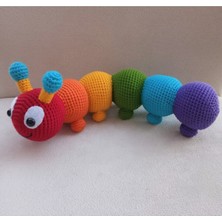 Veniem Amigurumi Toys Tırtıl Oyuncak Uyku Arkadaşım