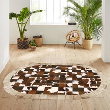 Rovigo Home Dijital Baskı Yıkanabilir Kaymaz Taban Oval Halı Rvg7077100150