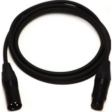 Klotz & Neutrik Tam Bakır Xlr Erkek - Xlr Dişi Black Mikrofon Kablosu Yeşil - 20 Metre