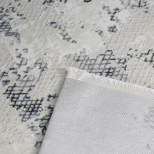 Bambu Stil Halı 2986 Gri 160 x 230   cm (4 M2) Modern Halı