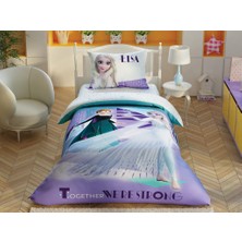 Taç Lisanslı Disney Frozen 2 Crystal Tek Kişilik Nevresim Takımı