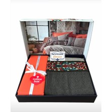 Cotton Box Folk Art Çift Kişilik Nevresim Takımı True Tarçın