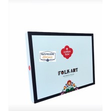 Cotton Box Folk Art Çift Kişilik Nevresim Takımı True Tarçın