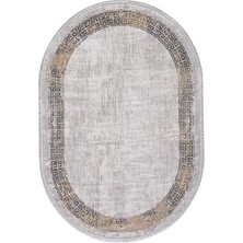 Gümüşsuyu Halı Black&Brown Oval Koleksiyonu 11298 Sarı