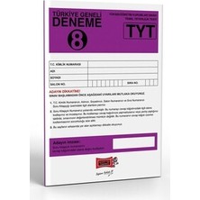 Yargı Yayınevi TYT Türkiye Geneli Deneme Sınavı - 8