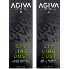 Agiva Saç Şekillendirici Matte Shapes Pudra Wax 15GR X2