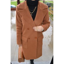 Ayriss Taba Kruvaze Kaşe Kaban