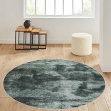 Rovigo Home Dijital Baskı Yıkanabilir Kaymaz Taban Yuvarlak Halı Rvg7091100