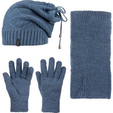 Kitti Suyutti Atkı Bere Eldiven 3'lü Takım