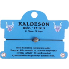 Attach Kaldeson Doğal Taş Boğa Burç Ip Bileklik