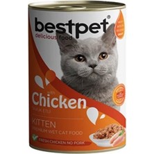 Bestpet Tavuklu Jöleli Yavru Kedi Konservesi 400 gr