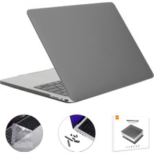 Enkay Abd Versiyonu 3'ü 1 Arada Mat Dizüstü Bilgisayar Kapağı MacBook A2485 Için Set Gri (Yurt Dışından)