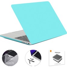 Enkay Abd Versiyonu 3'ü 1 Arada Mat Dizüstü Bilgisayar Kapağı MacBook A2485 Için Set Cyan (Yurt Dışından)