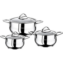 Oms 6 Parça Güveç Set 16 x 18 x 20 cm.