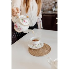 My Eticaret 2 Adet 20 cm Nihale Çaydanlık / Tencere / Tava Altlığı