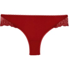 Magic Form 312 Kadın Kırmızı Arkası Dantelli Normal Külot