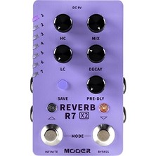 Mooer R7 X2 Stereo Reverb Pedalı M723