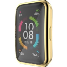 Puluzpuluz Huawei Band 6 / 6 Pro / Honor Band 6 Için Tpu Kılıf Altın (Yurt Dışından)