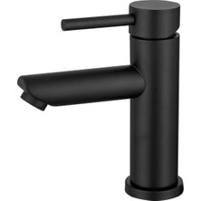 Lavabo Bataryası Siyah Kaplama Çift Su Girişli Yüksek Model