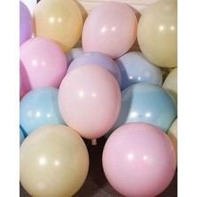 Bay Çağrı Makaron Balon Seti 20'li Balon Karışık