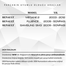 Alpha Auto Part Renault Megane 2, Samsung, Fluence Için Arka Perde Tutucu Tırnağı