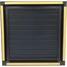 Panjurfan 35X40 Alüminyum Hareketli Yüzeysel Antrasit Gri Banyo Wc Menfezi