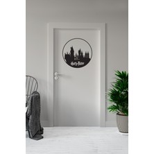 Gifi Duvar Sticker Harry Potter Hogwarts Bina Lisanslı Tasarım 30X30CM