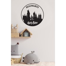 Gifi Duvar Sticker Harry Potter Hogwarts Bina Lisanslı Tasarım 30X30CM