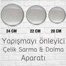 Yayke Sarma  Tencere Kapağı Yapışmayı Önleyici Yaprak Sarma Pişirme Aparatı (3 Adet)