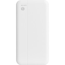 S-link IP-G10N 10000mAh Micro+Type C Girişli Powerbank Beyaz Taşınabilir Pil Şarj Cihazı