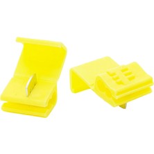 Oto Aksesuarcım Hızlı Kablo Ekleme Aparatı Konnektör Klips Klemens Sarı 10'lu