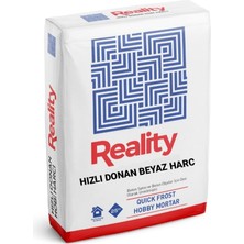 Reality Hızlı Donan Beyaz Beton Saksı Harcı (25 Kg.)