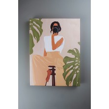 Özcanlar Çerçeve Dekoratif Duvar Kanvas Tablo Şase Germeli Tablo