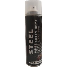 Steel Metalik Gri Sprey Boya 200 ml