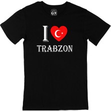 Cix I Love Trabzon Siyah T-Shirt