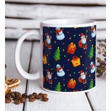 Bk Gift Yılbaşı Tasarımlı Beyaz Kupa Bardak-12