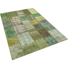 Sempati Halı Eşsiz Güzelliğe Sahip Patchwork Halı 160 x 230 cm 5854