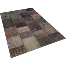 Sempati Halı Eskitme El Dokuma Patchwork Halı 160 x 230 cm 5859