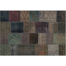 Sempati Halı Eskitme El Dokuma Patchwork Halı 160 x 230 cm 5859