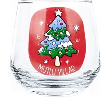 Palto Tasarım Christmas Çam Ağacı Meşrubat / Su Bardağı