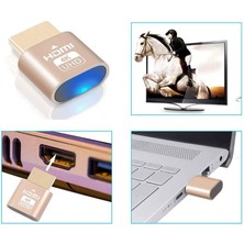 Keepro HDMI Dummy Plug Yüksek Çözünürlüklü Sanal Monitör Ekran Emülatörü