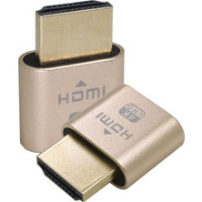 Keepro HDMI Dummy Plug Yüksek Çözünürlüklü Sanal Monitör Ekran Emülatörü