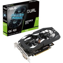 ASUS GEFORCE DUAL GTX 1650 4GB 128bit GDDR6 1785MHz OC DVI HDMI DP (DUAL-GTX1650-O4GD6-P) EKRAN KARTI